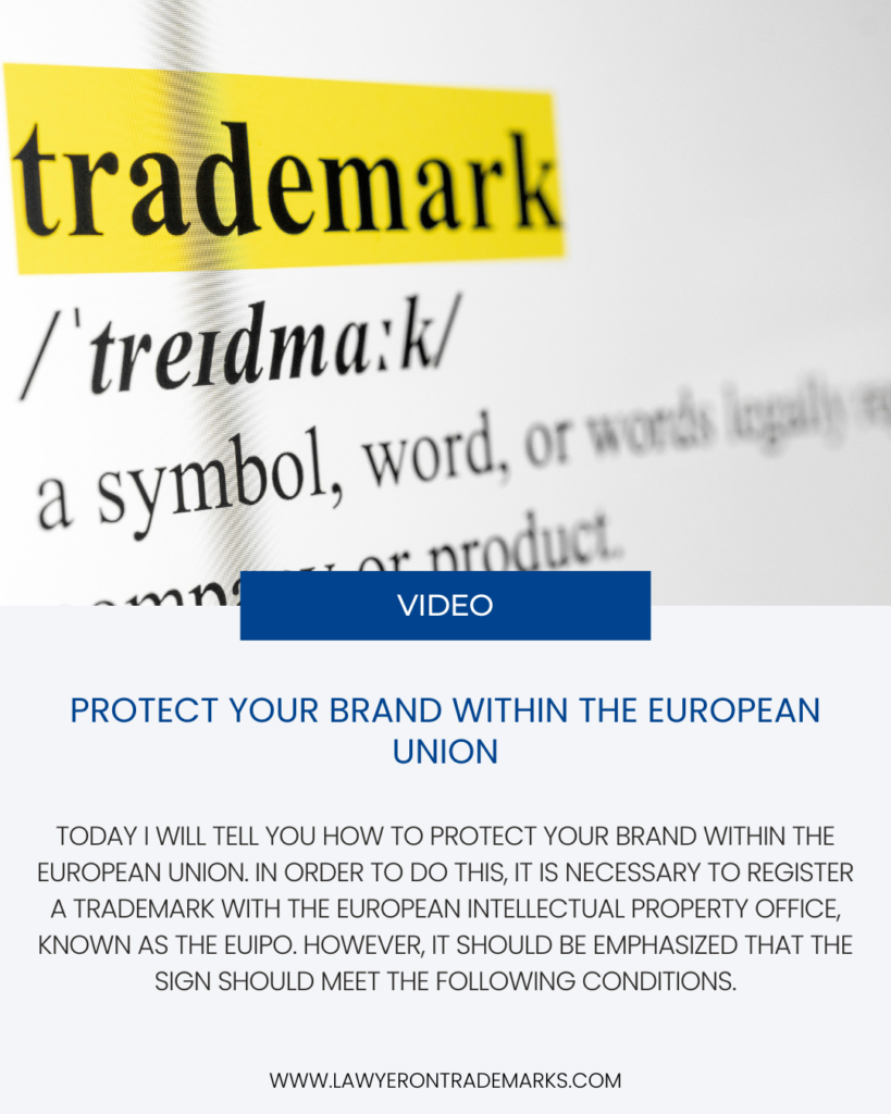 Protect your brand within the European Union